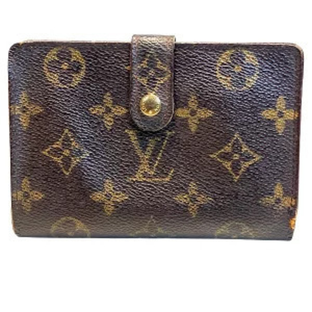 Louis Vuitton Monogram Porte Monnaie Viennois Clasp Bi fold Wallet